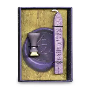 Triquetra Sealing Wax Kit Celtic Trinity Knot Purple