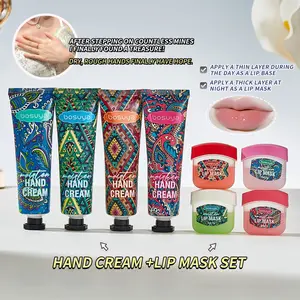 Bosuya Hand Cream Lip Balm Set, Long-Lasting Moisturizing, Portable, Large Capacity Multi-Pack, Ideal for On-The-Go Use