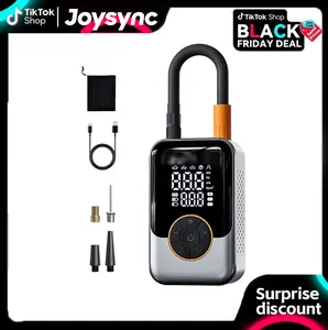 Portable Tire Inflator 150PSI, High Pressure with  LED Light Wireless Car Air Pump Compressor with Type-C Fast Charging, Lightweight Suitable for Cars, Motorcycles & Bikes, Balls