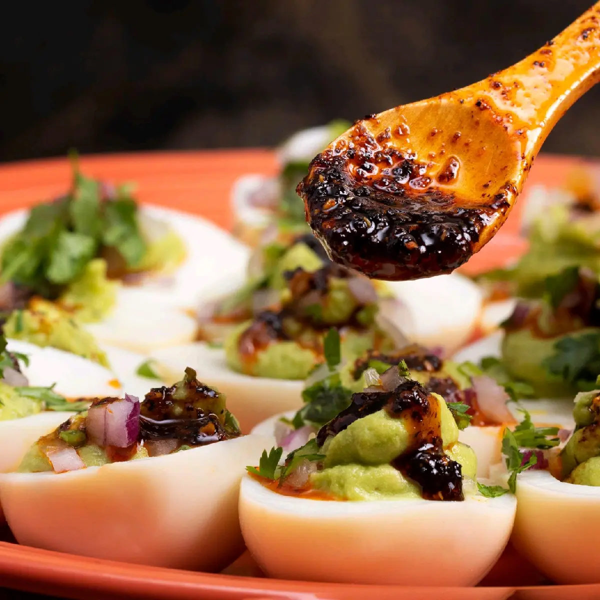 Salsa Brava Mild Red Label Authentic Mexican Flavor Handmade with Extra Virgin Olive Oil Garlic & Authentic Chilies for Chilaquiles Deviled Eggs Omelettes Burritos Avocado Toast & More Spicy Sauce Mix Chipotle