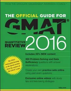 USED-The Official Guide for GMAT Quantitative Review 2016 with Online Question Bank and Exclusive Video by GMAC (Paperback)