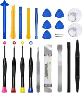 22 count Professional Electronics Opening   Set Multiple Functions Tool Repair Kit, for Cellphone  Laptops Tablets  Open Replace Screen  and More