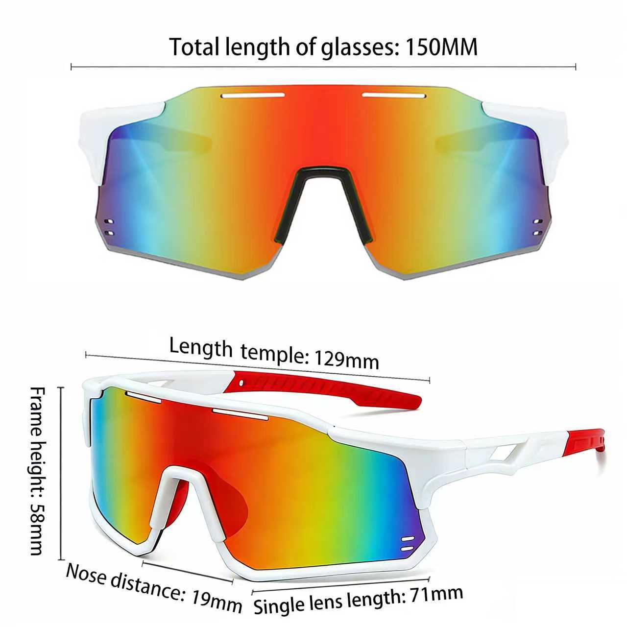 Stylish sporty sunglasses, unisex - trendy 2026 sunglasses, suitable for travel, parties, beaches, and other occasions.
