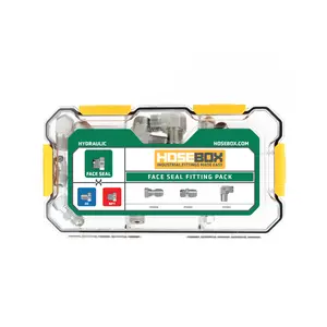 HoseBox FACE SEAL - JIC - NPT FITTING PACK High-Quality Hydraulic Fittings for Reliable Repairs & Maintenance Versatile Kit