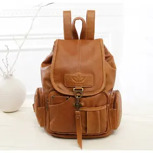 Retro one-shoulder Bag Girl, backpacking bag, fashion trend hook girl backpack student bag
