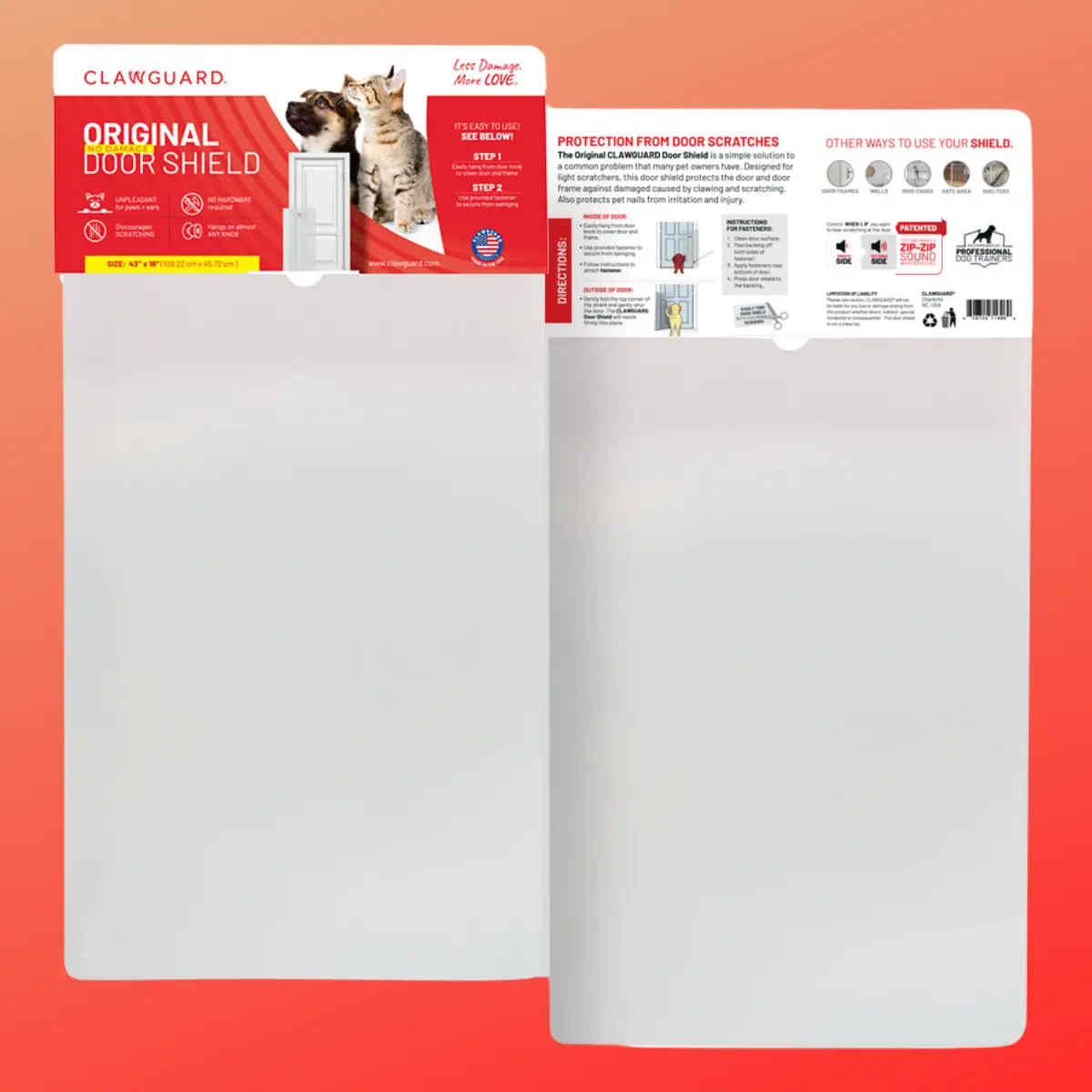 CLAWGUARD: Original Door Shield - The Ultimate Door Protector For Dogs