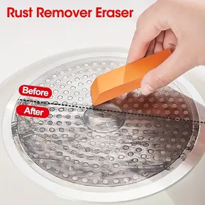 3pcs of multi-purpose cleaning eraser blocks, used for removing stains and rust, suitable for use as a magic cleaner for bathrooms, glass, kitchen cookware, cars and furniture, non-electric manual deep cleaning brush