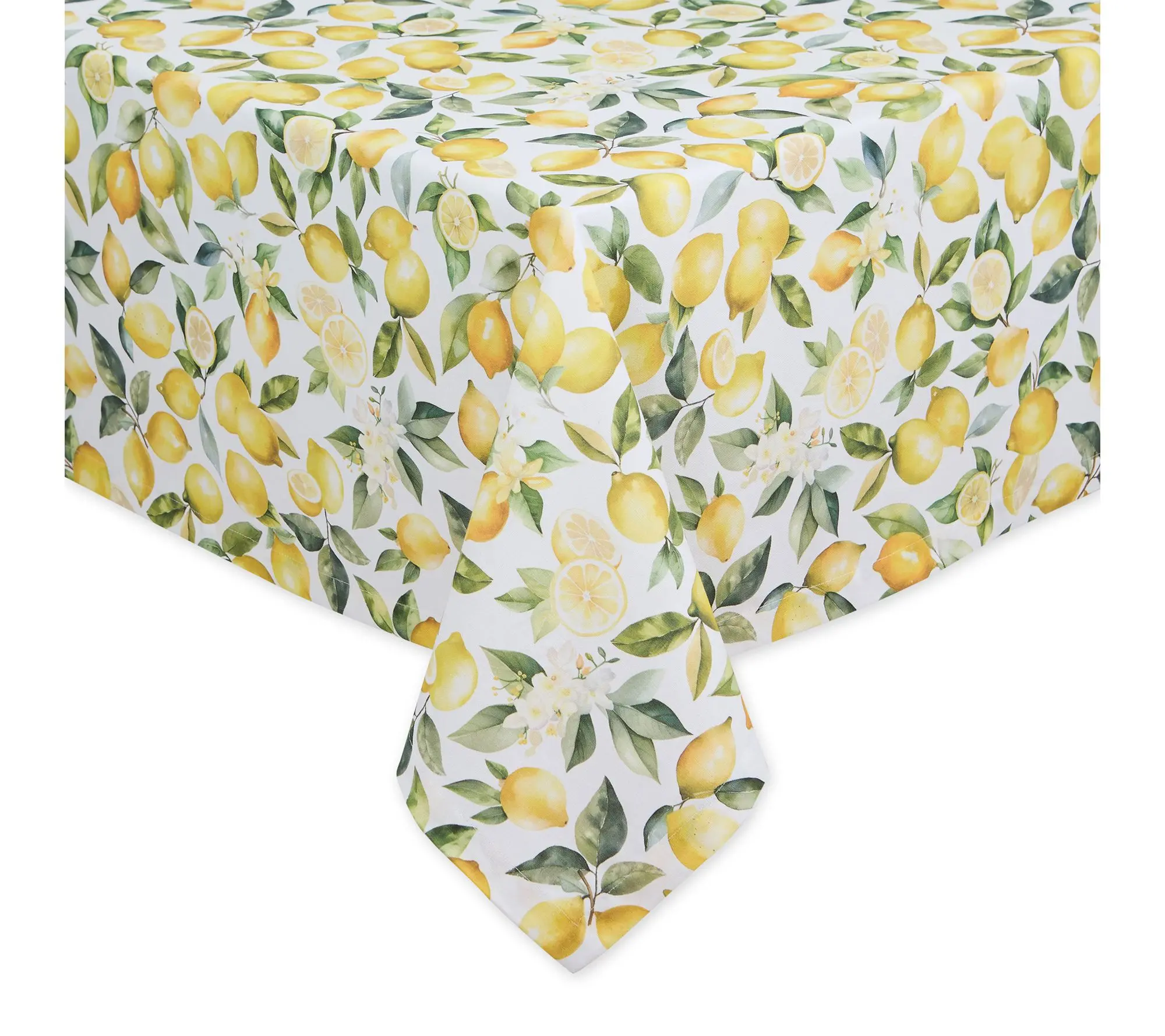 Design Imports Lemon Grove Printed Tablecloth -  60 x 84"