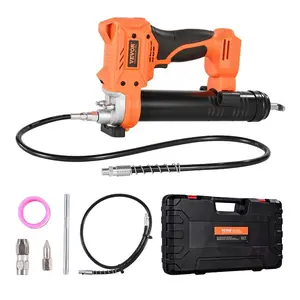 fathersdaygift  VEVOR Cordless Grease Gun, 8000 PSI Max Pressure, Battery Operated Grease Gun with LED Light 35.4-inch Long Hose, Compatible with 18V Makita Batteries, For Greasing Vehicles or Machines(Tool Only)