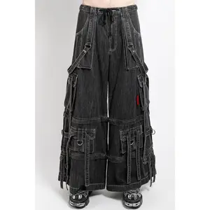 Tripp NYC Ring Strap Pants [Black Denim]