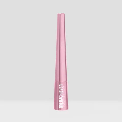 Beauty Creations Overachiever Precision Liquid Eyeliner - Fine Pointed Brush Tip, Smudge-Proof, Transfer-Proof, Quick-Drying, Longwear, Flawless All-Day Application, Bottle Packaging, Dramatic Inner-Corner Wings, D&C Black 2 (CI 77266) | Makeup Products