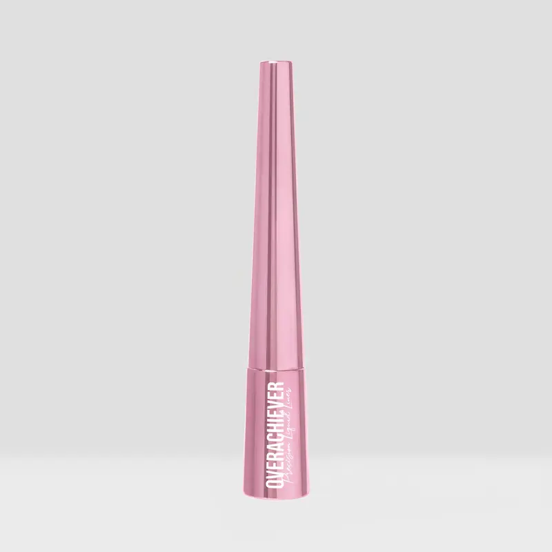 Beauty Creations Overachiever Precision Liquid Eyeliner - Fine Pointed Brush Tip, Smudge-Proof, Transfer-Proof, Quick-Drying, Longwear, Flawless All-Day Application, Bottle Packaging, Dramatic Inner-Corner Wings, D&C Black 2 (CI 77266) | Makeup Products
