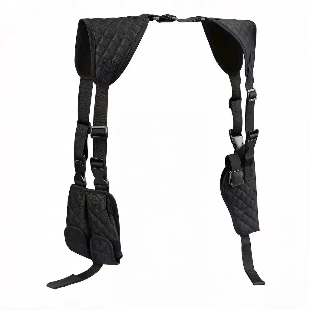 Shoulder Holster for Concealed Carry - Deep Concealment Under Arm Gun Holster with Mag Pouch, Adjustable Tactical Holster for Men & Women, Fits Glock/Sig/All Pistols for Everyday Carry