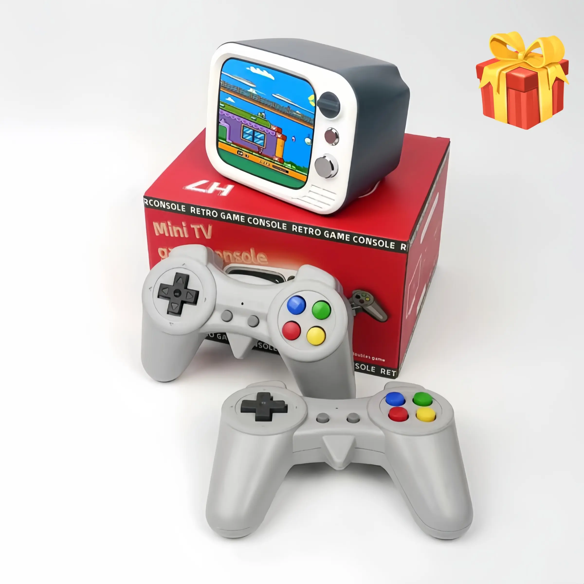 New H7 Mini TV Game Console Childhood Games Dual Player 3.5 Inch Screen Home Gaming Machine, Day Gift, Portable Gaming System