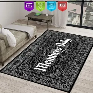 Special Members-Patrons Rug-Office Rug-Dark Grey Rug-Modern Room Rug, Home Decor Rug, Modern Rugs, Living Room Rug,Non Slip Rug