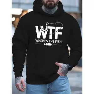 Wtf Where's The Fish Hoodie, Hunting Dad Sweatshirt, Hunter Shirt, Hunting Season Gift For Husband, Go Fishing Shirt, Unisex Sweater Pullover Tee