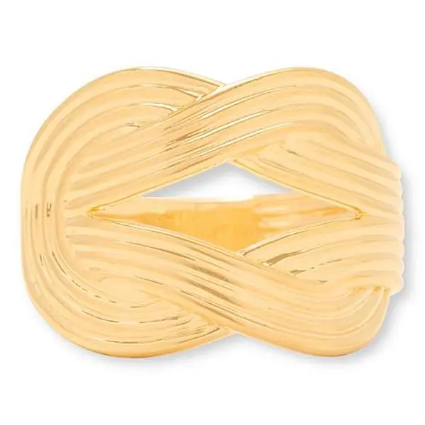 Bellezza Bronze Textured Rigato Knot Ring