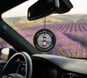 Old Line Lavender Car Freshener - Luxurious Lavender & Rainwater Scent with Tonka & White Musk - Perfect for Spa-Like Relaxation