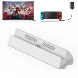 Portable Switch TV Docking Station Kit - 4K Game Clarity, 1080P HDMI Output, USB-C Port, USB 3.0 Port, Replacement for Official/Steam Charging Dock, Handheld Mode, TV Mode, 1-Touch Display Switch stand , Gaming Products Protection (Only Dock)