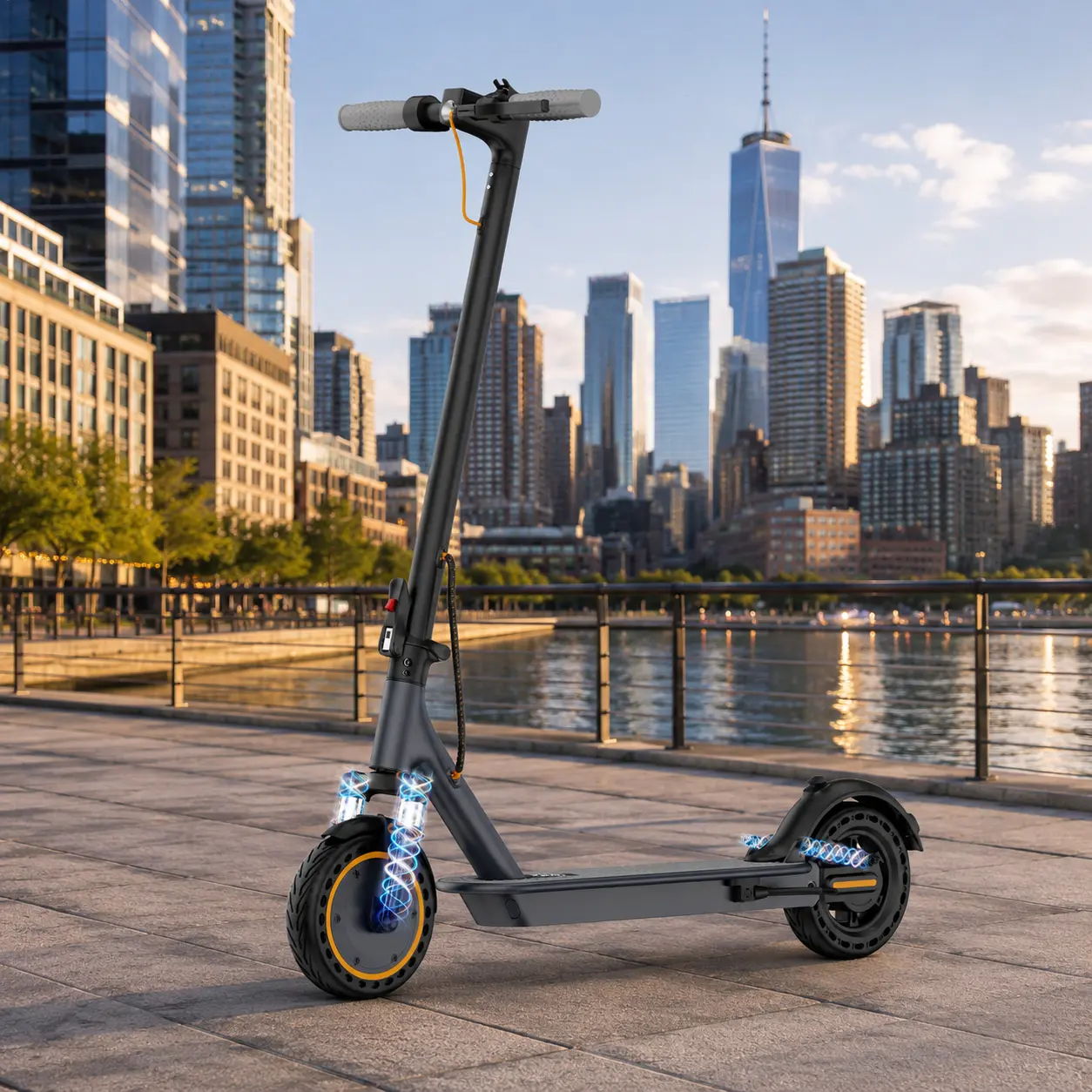 Folding Electric Scooter for Adults, 350W Motor, 19MPH Speed, App Control, 8.5" Tires, Commuting & Urban Ride E-Scooter Equipment