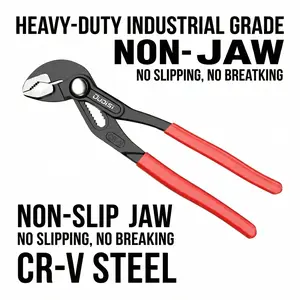 10" Quick Adjust Water Pump Pliers, 32 Positions Heavy Duty Groove Joint Pliers, Must-Have Tool For Home Plumbing, Car Maintenance & Daily Repairs