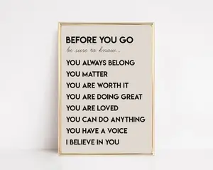 Affirmation wall art for kids, inspirational classroom decor, kids room decor, positive classroom wall art, printable wall art