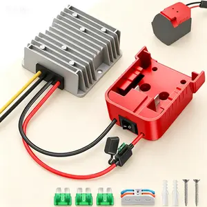 240W DC 12V Step Down Voltage Regulator with Switch, Over-Discharge Protection for DIY Power Supply, Buck Converter for Ride-On Toys, Power Wheels Adapter, Portable 12V Output from 18V Battery