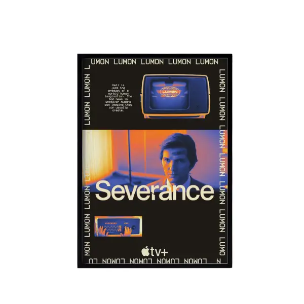 Severance Hang in There Poster - Lumon The Break Room Dylan G Poster Print - Severance Poster - Severance TV Series Poster - Severance Mark