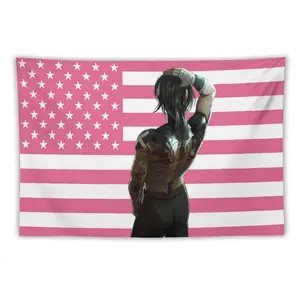 Arcane American Flag Tapestry | Wall Hanging, Gamer Flag, Nerdy Decor, Arcane Merch, Gamer Art, Gift for Gamer