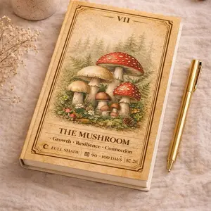 Mushroom Journal | Nature Notebook | Cottagecore Gift | Foraging Journal | Botanical Notebook | Mushroom Lover Gift