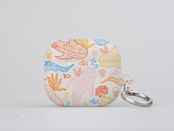 Whale Shark AirPods Case – Coral Reef Protective Cover for AirPods Pro 1/2 & Gen 1/2/3/4