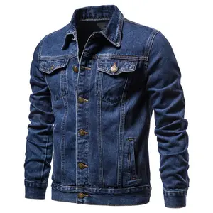 2025 Spring, Autumn and Winter Men's Denim Shirt Jacket  Leisure Youth Popularity Workwear Denim Jacket Men's Comfortable Sports and Leisure Coats Menswear