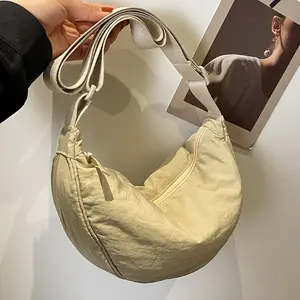 New Fashionable Casual Body Bag for Women, Adjustable Shoulder Strap Single Shoulder Bag for Women Dumpling Bag, Can Be Used As a Coin Purse, Mobile Phone Pouch, Suitable for Daily Outing, Travel, Shopping