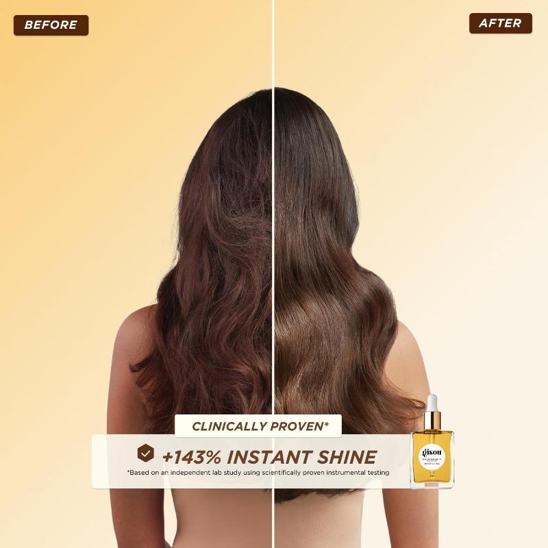 2026 Gisou Honey Infused Hair Oil - Hydrating & Frizz Control Treatment with Mirsalehi Honey, Adds Shine & Heat Protectant for All Hair Types, 1.7 Fl Oz