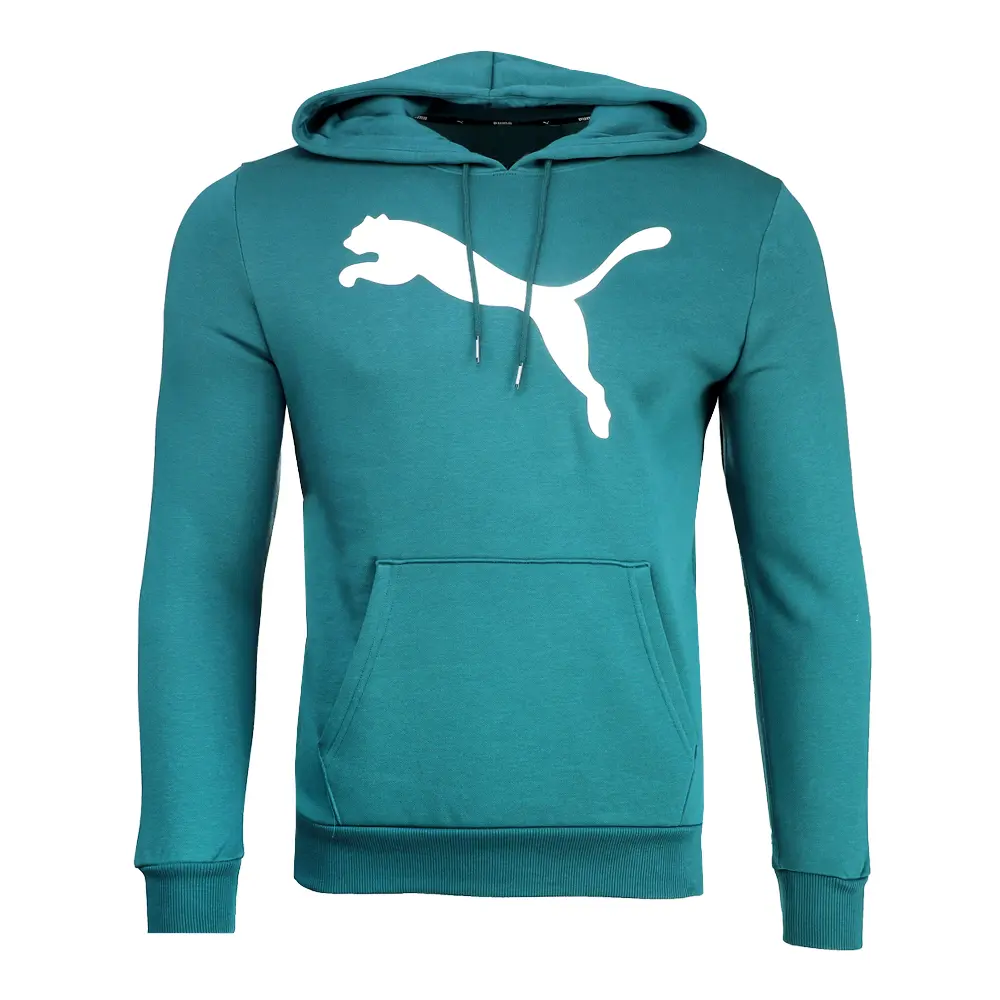 PUMA Mens Cat Logo Hoodie Casual Outerwear Casual Drawstring - Green