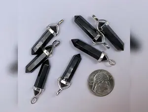 Shungite Crystal Point Pendant