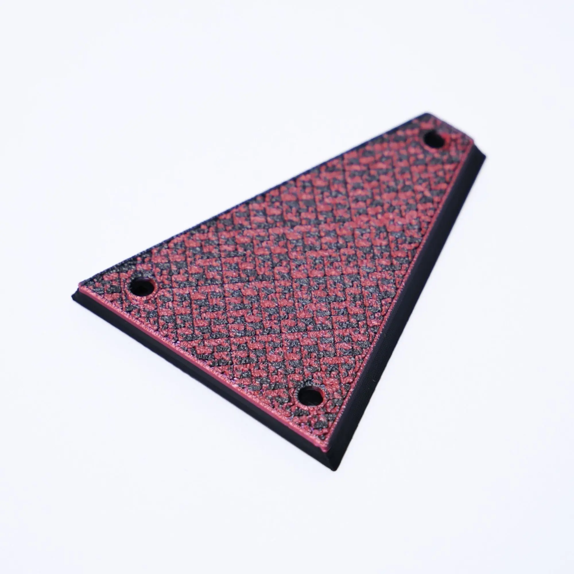 Jackson Truss Rod Cover - Black & Red Magma