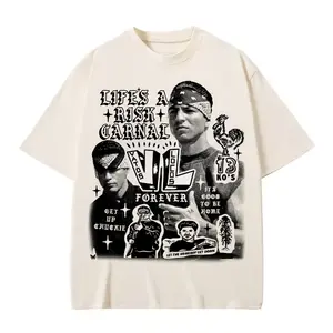 Vatos Locos World Crewneck Shirt, Chicanos Clothing, Mexican Movie T-Shirt, Fashion Cotton, Full Size, Full Colors Top Womenswear