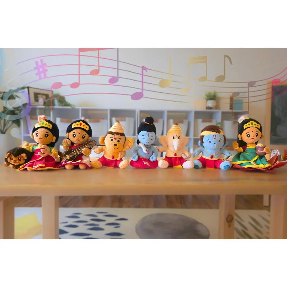 Mini Bundle (7") Mantra Singing Plush Toys