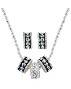 Montana Silversmiths Women's Triple Rings Jewelry Set 2 Piece - Js1032