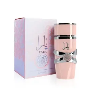 Lattafa Yara - Vanilla, Gourmand, Fruity, Floral Eau de Parfum Long Lasting Fragrance for Women 3.40 Ounce 100 ml Enchanting Oriental Vanilla Scent