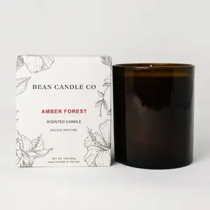 Amber Forest Classic Candle Decor Fragrance Woody