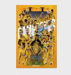 Tigres UANL Liga MX campeones Clausura 2023 , Soccer Decor, Football Fan Gift