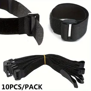 10pcs Durable Nylon Hook & Loop Strap Cable - Reusable Fixed Cable Tie Bike and Other Bike Accessories Bicycle
