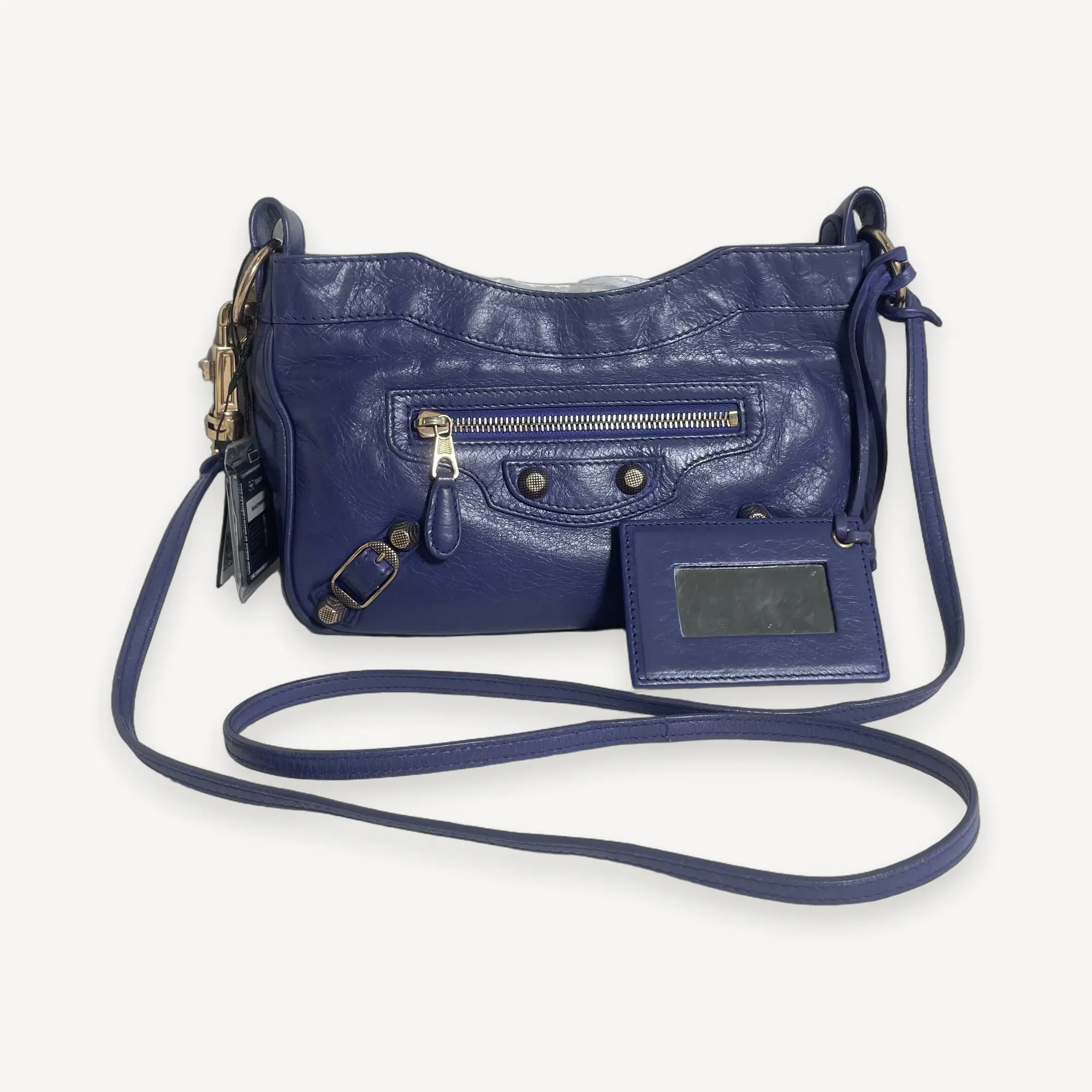 Pre-owned Balenciaga - Crossbody bags Blue Motorcycle Bag