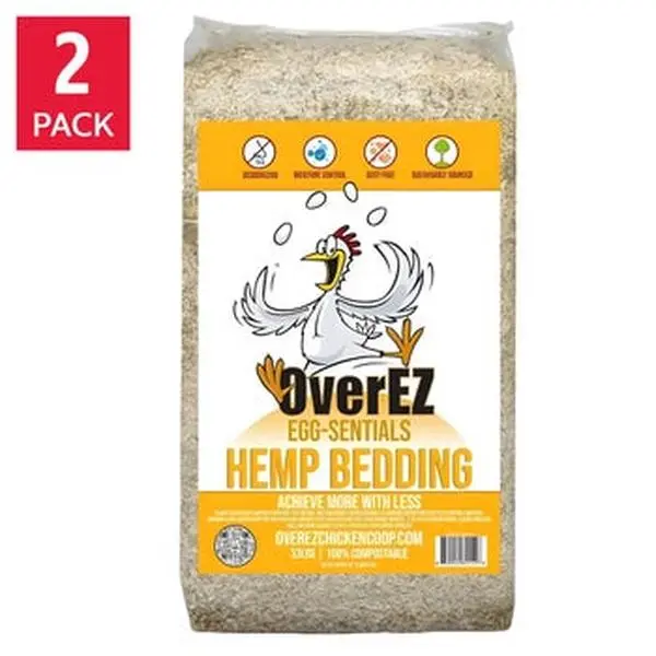 OverEZ Hemp Bedding, 33lbs, 2-pack