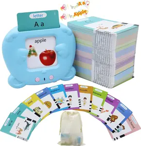 Talking Flash Cards for Toddlers 2-4Years: Autism Reading Machine ,  Preschool Educational Montessori Toys , Learning Animals Shape Color Learning Toys 112 Cards and 224 Sight Words