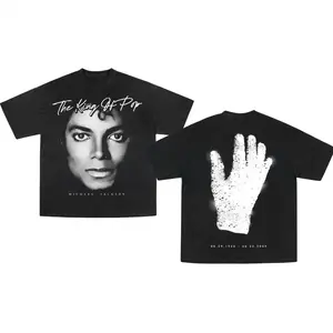 Michael Jackson Vintage King of Pop Shirt | Retro 80s MJ Graphic Tee | Classic Pop Music Icon T-Shirt | Legendary Artist Vintage Style | Unisex Cotton Fan Tee