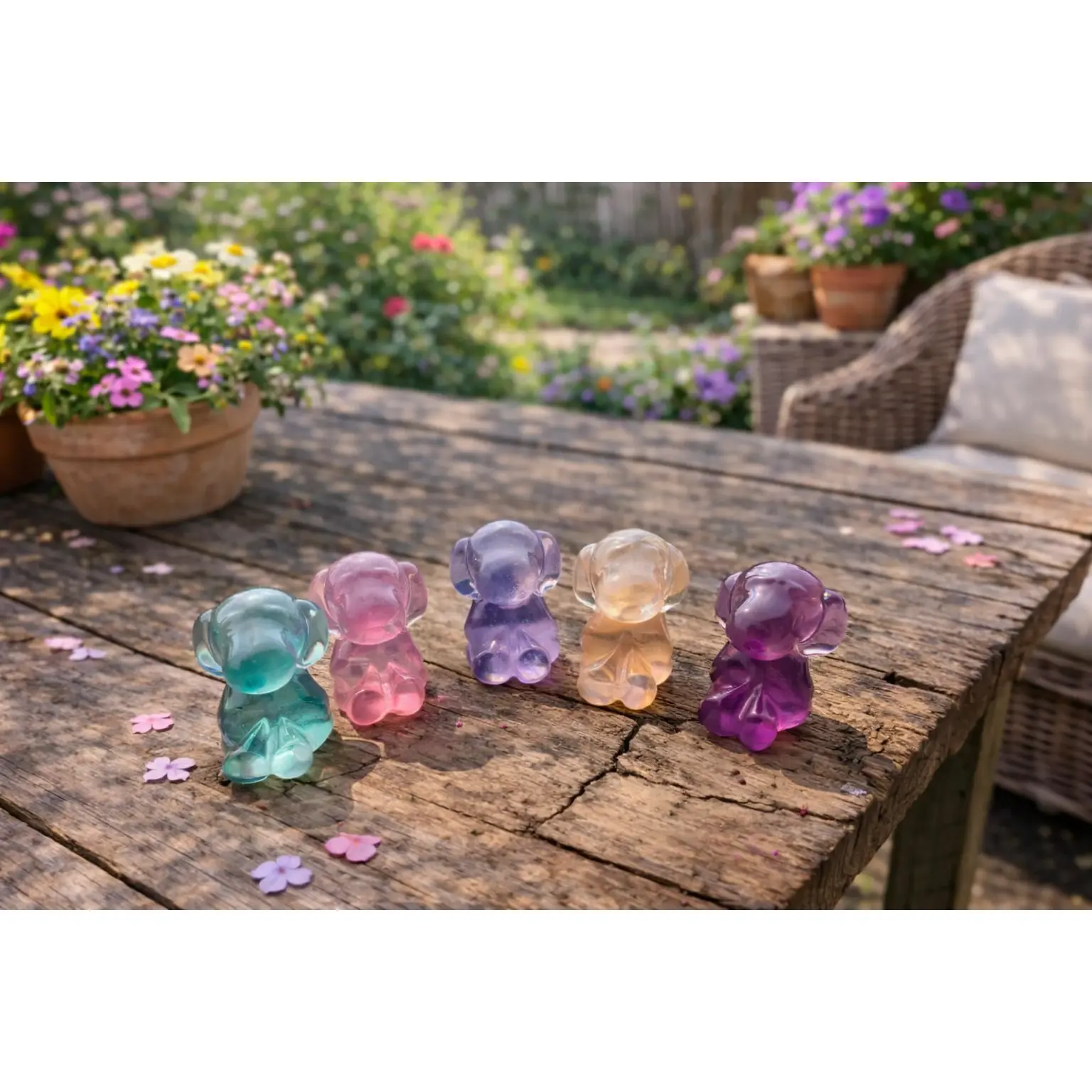 Candy Fluorite Snoopy Natural Crystal Pieces, Crystal Decorative Stones, Healing Decorations for Jewelry Accessories & Derivatives