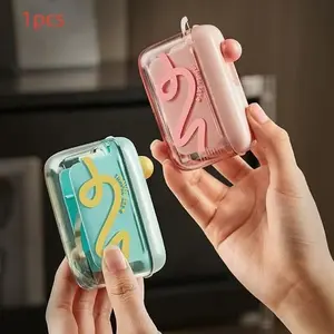Dental Floss Storage Box with Automatic Dispenser, Portable, Reusable and Durable, Ideal for Home, Restaurant, Travel, Oral Care Essentials